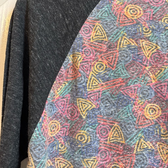 LuLaRoe Randy Multicolor Geometric Pattern Top - Picture 5 of 5